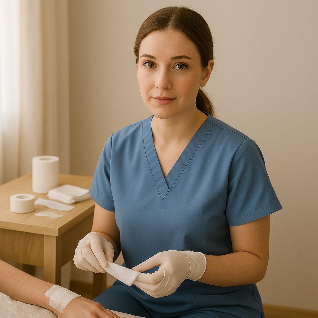 Cuidados com pensos e feridas